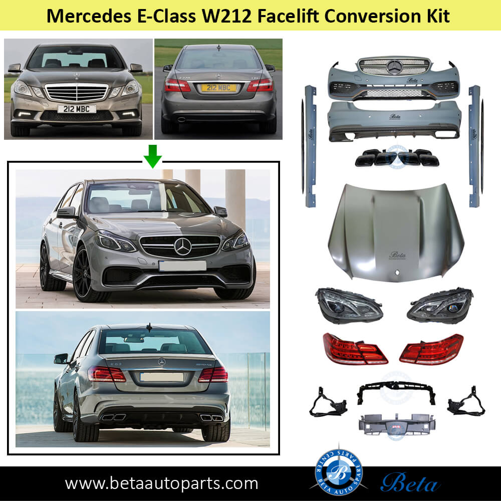 Facelift Conversion Kit for Mercedes E-Class W212 2010-2013 models Facelift Conversion Kit for Mercedes E-Class W212 2010-2013 models